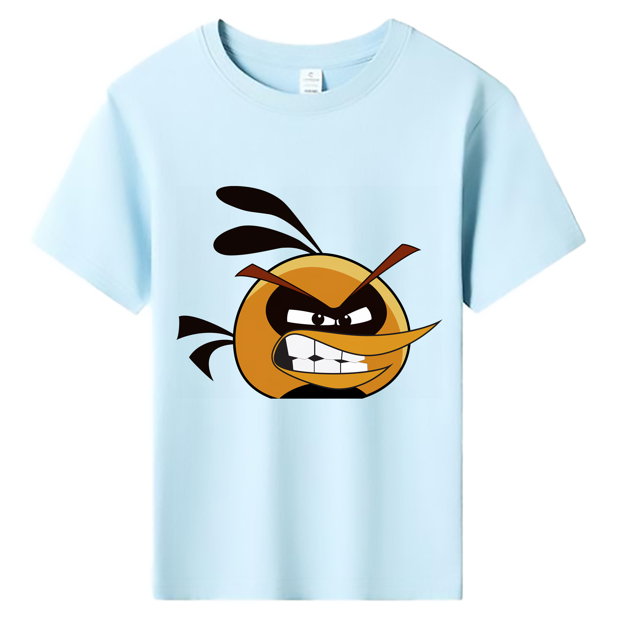 （画像用） Angry Birds アングリーバード 綿100％キッズTシャツ（フロントプリント）